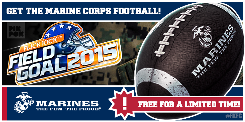 Themed Marine Corps football